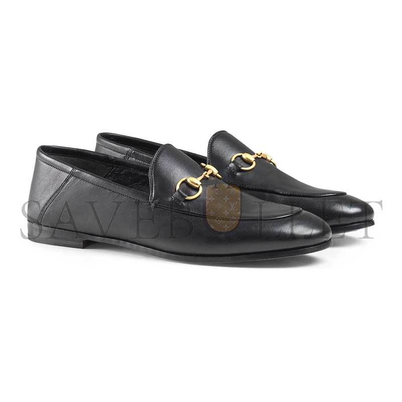 G*u*i leather horsebit loafers 414998